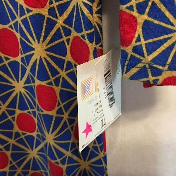 LULAROE Size L Julia Simply Comfortable Dress - Picture 4 of 8